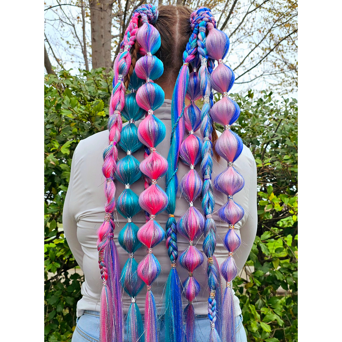 Custom Color Tie-In Braids